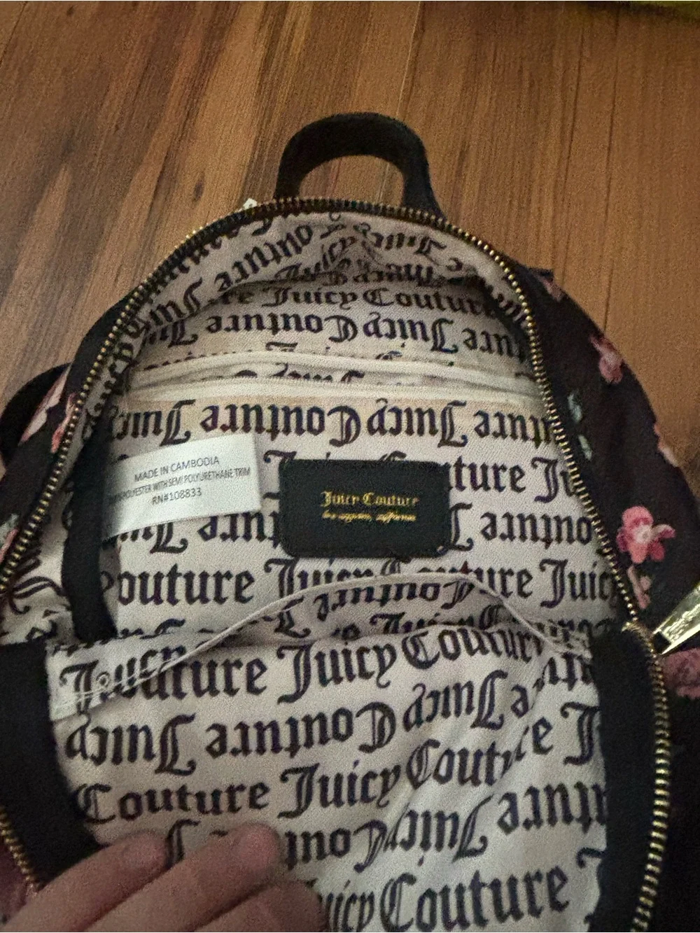 Juicy couture mini backpack